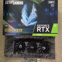 Zotac Gaming GeForce RTX 3080 Trinity OC Graphics Card - LIKE NEW