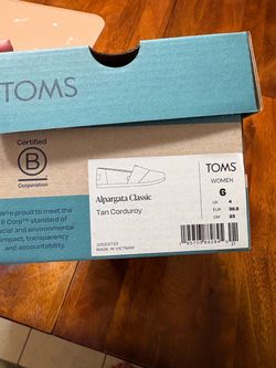 Tom’s Alpargata tan Corduroy