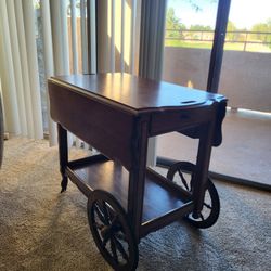 Rolling Antique Teacart