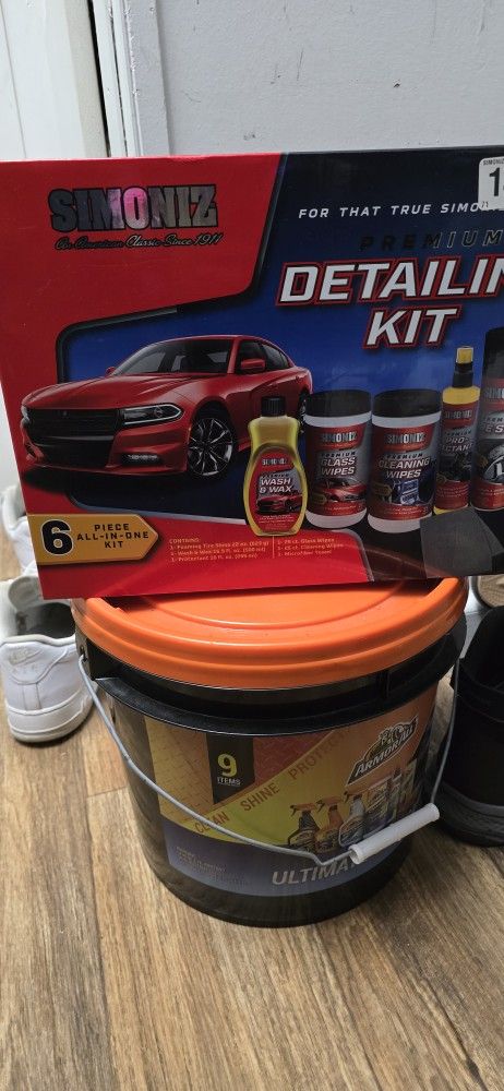 Tire Shine, Glass Cleaner