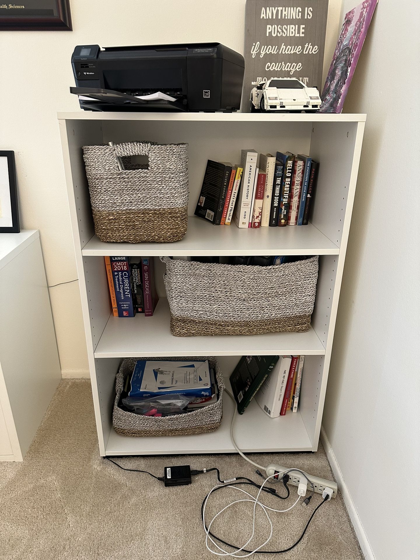 White Wooden Book Shelf