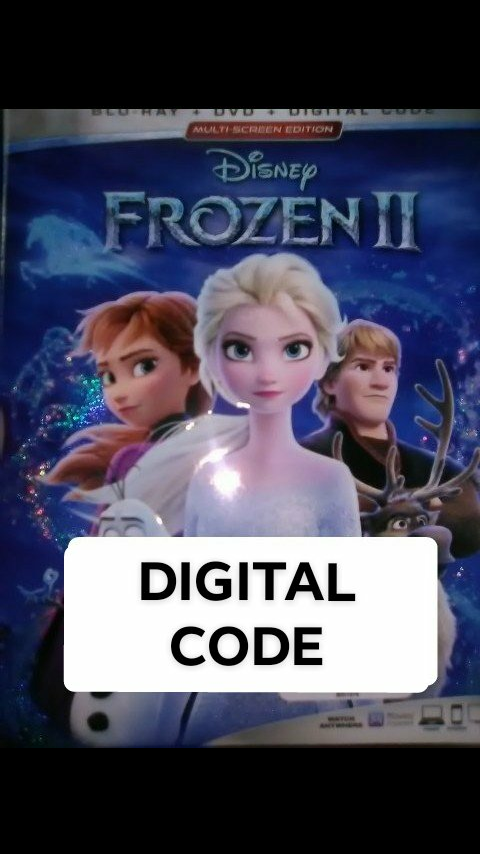 Frozen 2 DIGITAL CODE