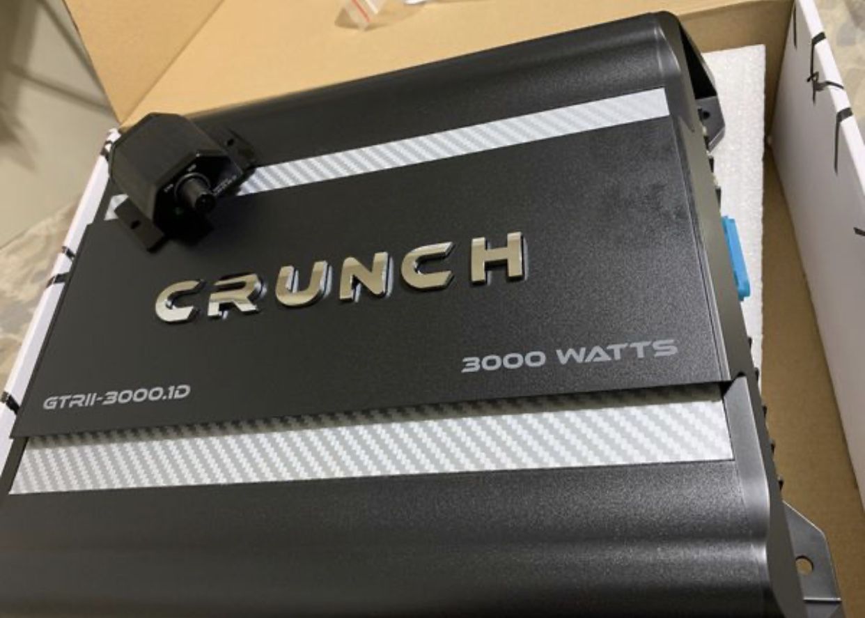 New Crunch amp 3000 watts