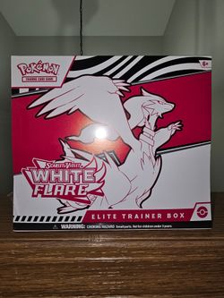 Pokemon WHITE FLARE Elite Trainer Box ETB Trading Cards TCG Scarlet Violet