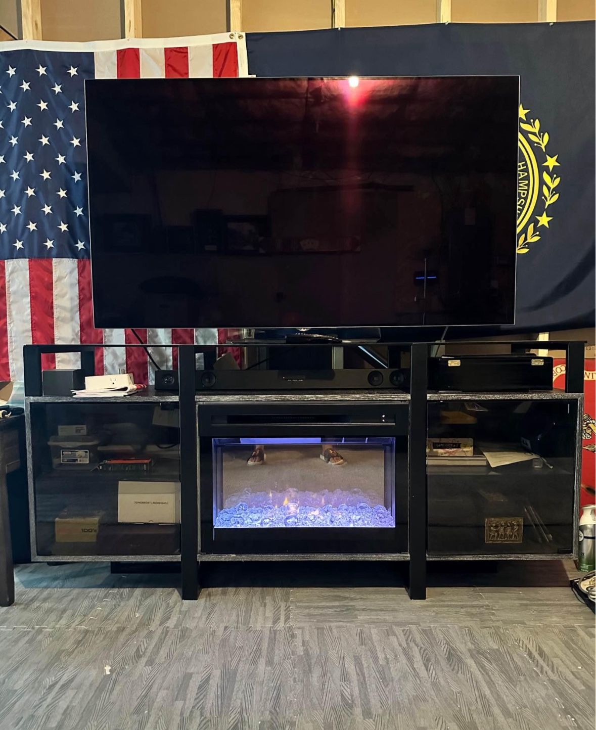 Entertainment Center w/ Fireplace
