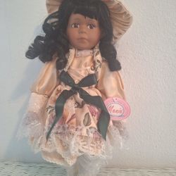Black Porcelain Doll