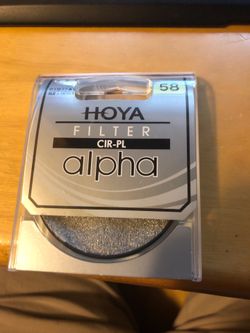 Hoya circular polarizer 58mm