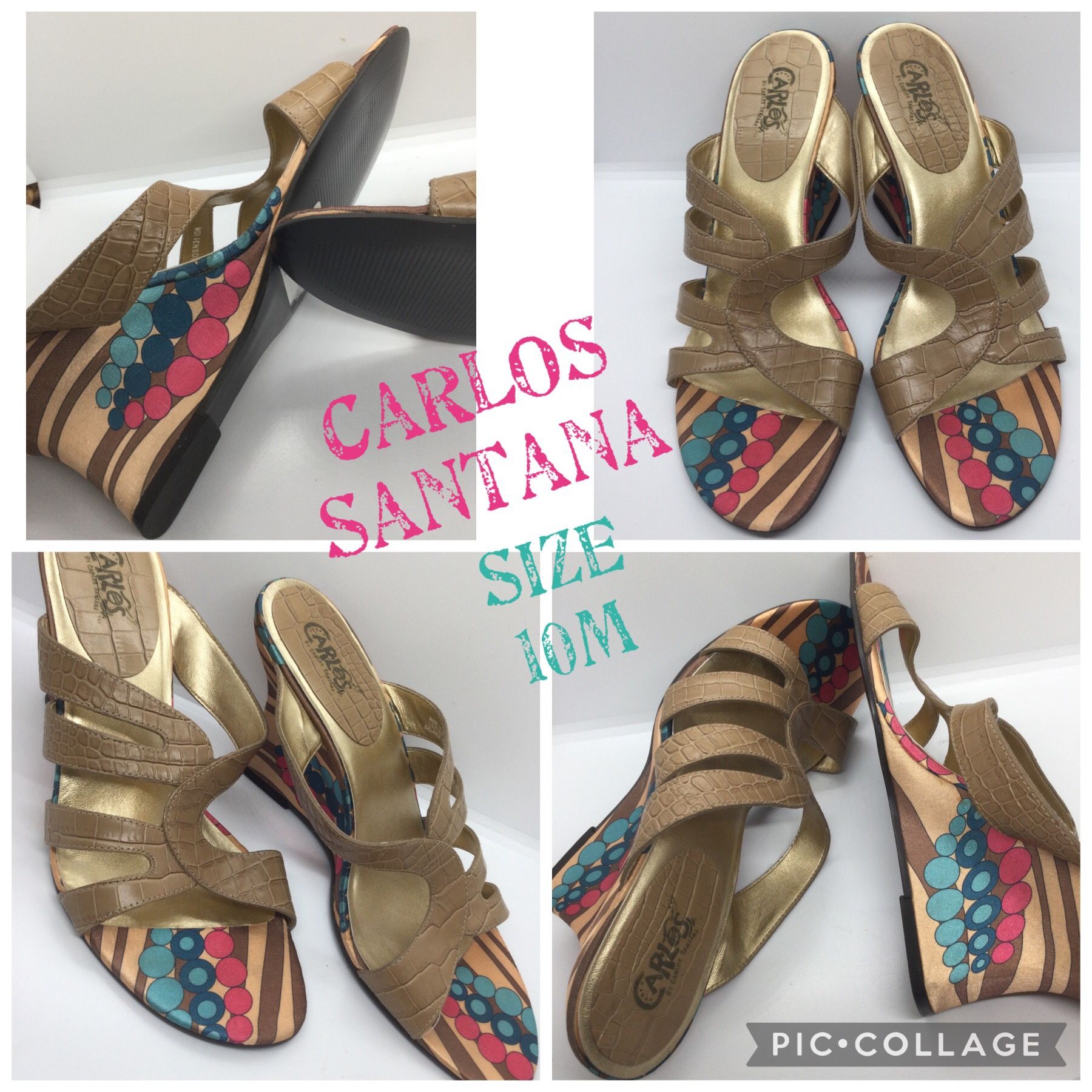 Carlos Santana Wedge Slip-on - Size 10 NEW