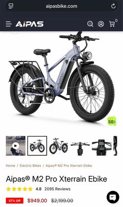 Aipas® M2 Pro Xterrain Ebike