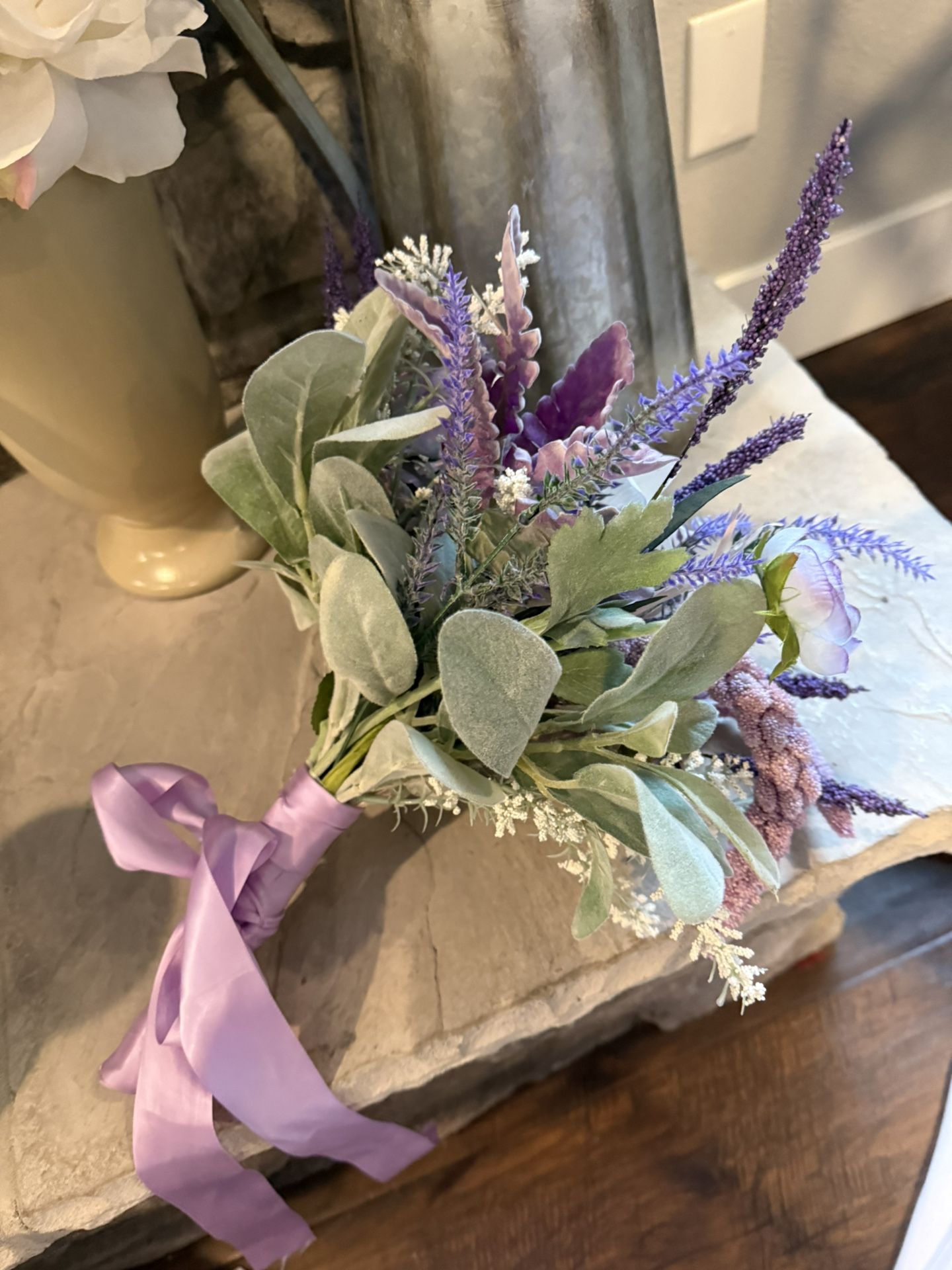 Brides Maids Bouquets (4) Lavender