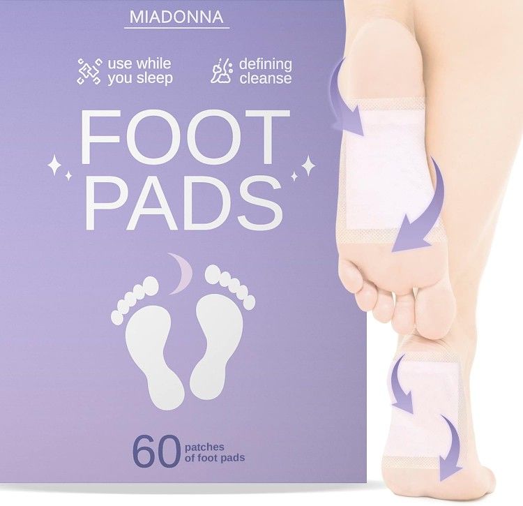 60PCS Natural Ginger Foot Pads - Cleansing & Wellness