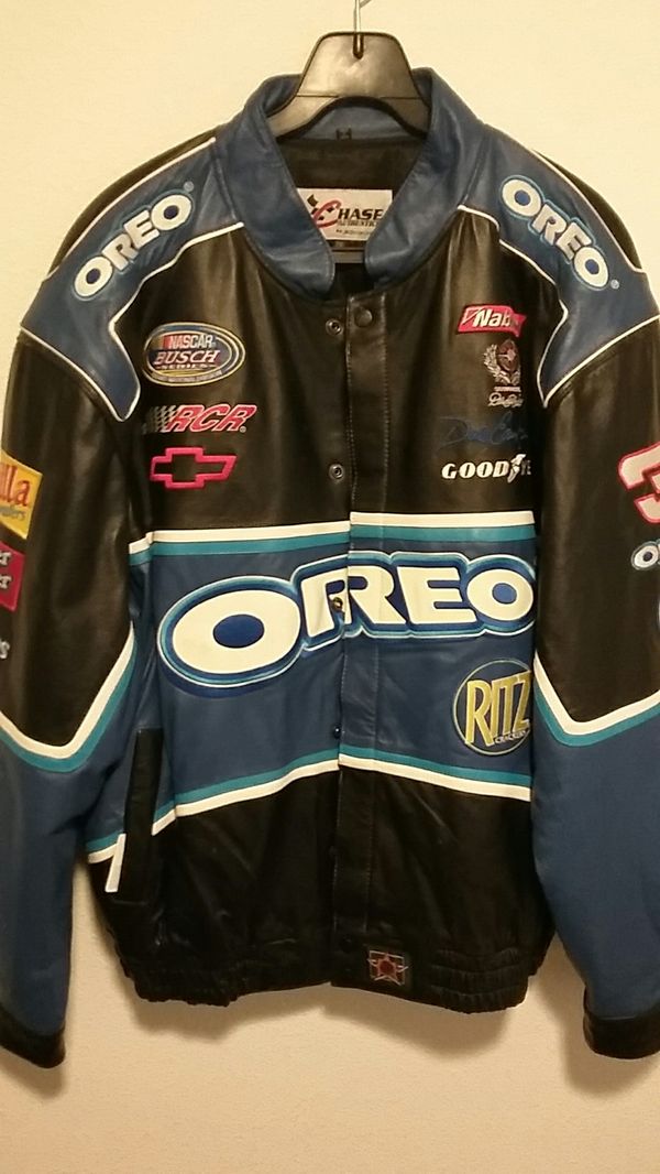 Original Leather Nascar Oreo jacket for Sale in Tigard, OR
