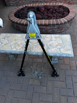 Harbor Freight tow bar. Used once.