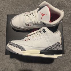 Jordan 3 White Cement Reimagined 6Y Ds Og All