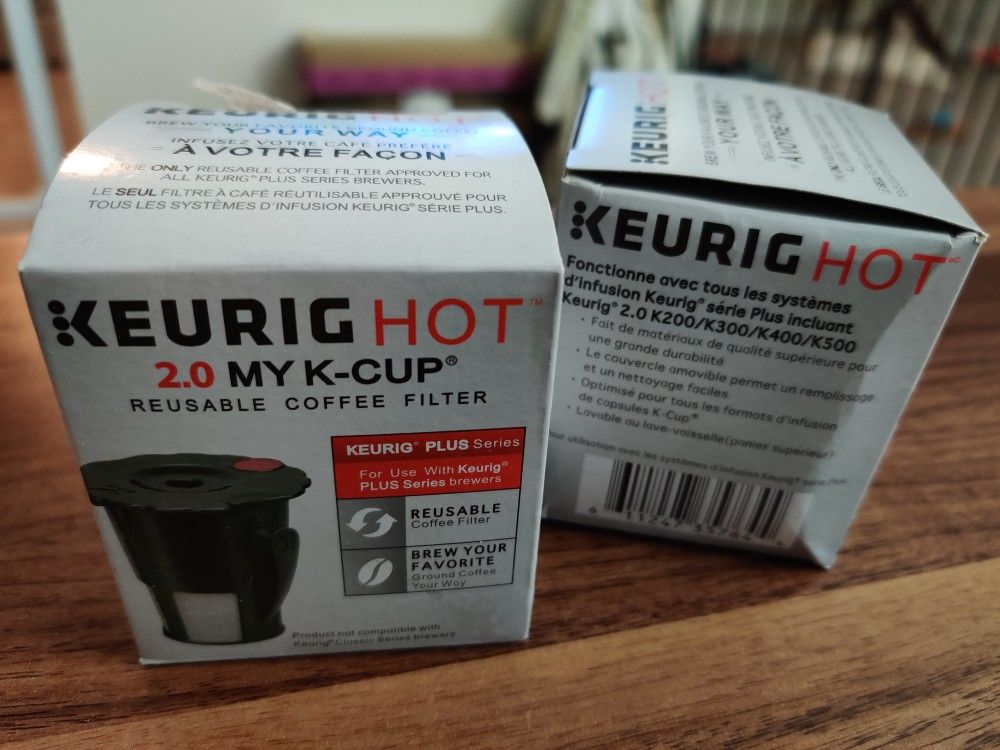 Brand New Keurig 2.0 reusable coffee filters (qty:2)