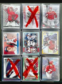 Shohei Ohtani Baseball Cards (Price per card in Description) All NM/M