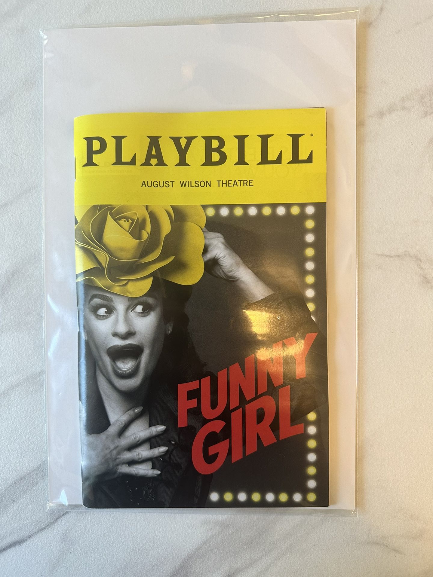 Funny girl playbill Staring Michele