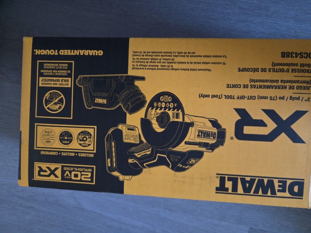 DEWALT 20VMAX XR BRUSHLESS 3"/PULG/PO (75MM) CUT-OFF TOOL (TOOL ONLY) PRICE IS FIRM