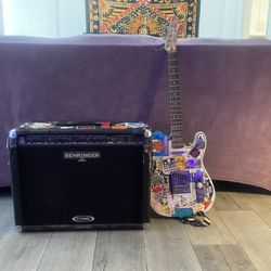 Fender Squier Telecaster And Behringer Combo Amp