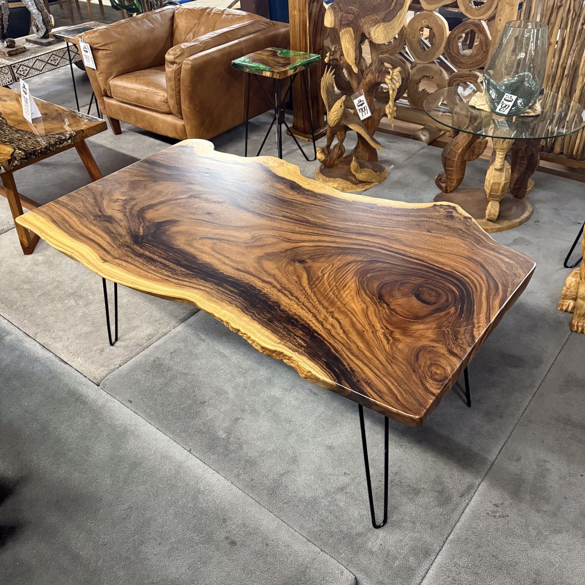 New!!! Monkey Pod Coffee Desk Table