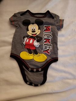 Mickey Mouse newborn onesie