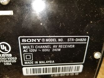 Sony 7.1 home theater receiver. Works great!