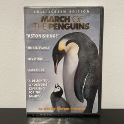 March Of The Penguins DVD NEW SEALED Fullscreen Edition National Geographic 2005