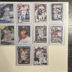 Shohei Ohtani & Aaron Judge baseball card lot