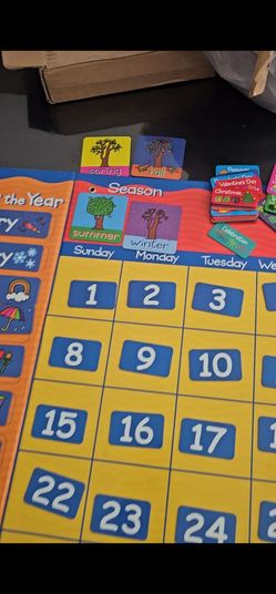 Magnetic calendar
