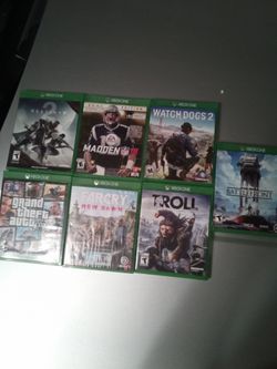 5 Xbox one games