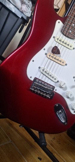Squir Strat Fender Electric Guitar With 15g AMP