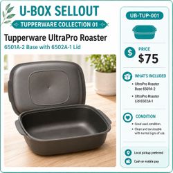 UB-TUP-001- Tupperware  UltraPro Roaster 3.5L Set