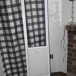 XL adjustable sliding glass dog door insert