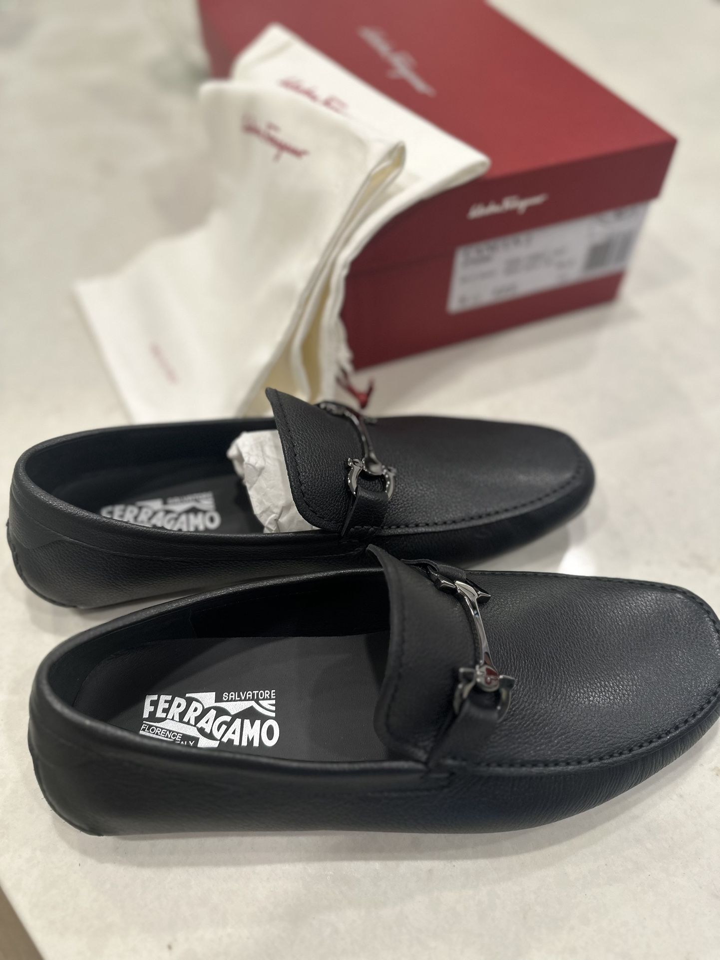 Salvatore Ferragamo Cancun 2 Nero Pebble Calf - www  display picture 2