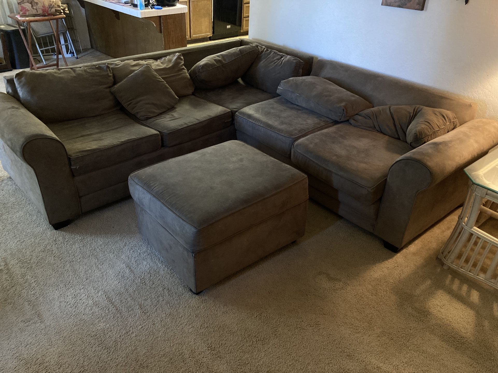 Couch + Reversible Ottoman + Chair
