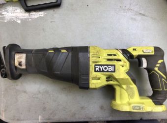 RYOBI [P516] 18-Volt ONE+ Cordless Variable Speed Reciprocating Saw - Tool Only