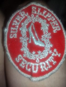 Vintage Silver Slipper Casino Security Patch (Embroidered)