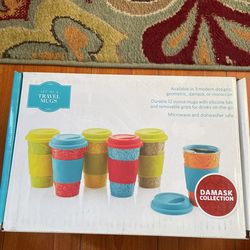 Brand New Set Of 6 Travel Mugs