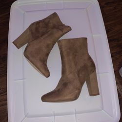 Camel Ankle Booties