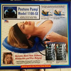Posture pump for neck
