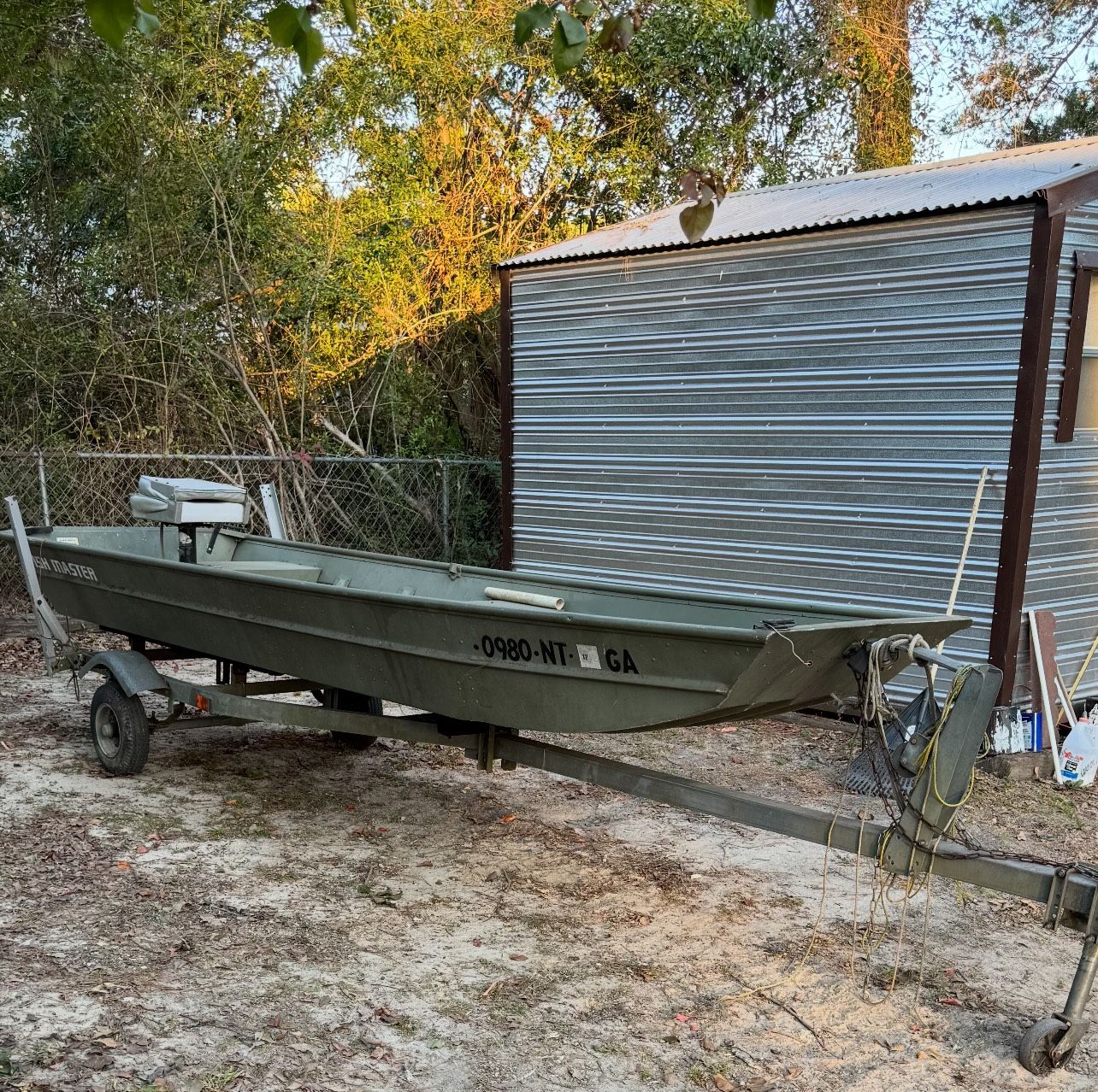 aluminum jon boat For Sale As Is