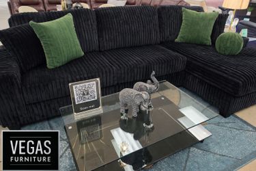 L-Shape-Sectional Black
