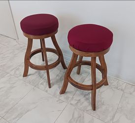 Swivel Bar-Height 30” Bar Stools (Pair)