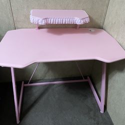 Pink Gaming Desk