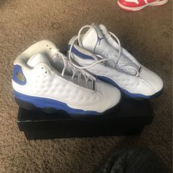 Jordan 13s  White And Royal Blue $60 OBO