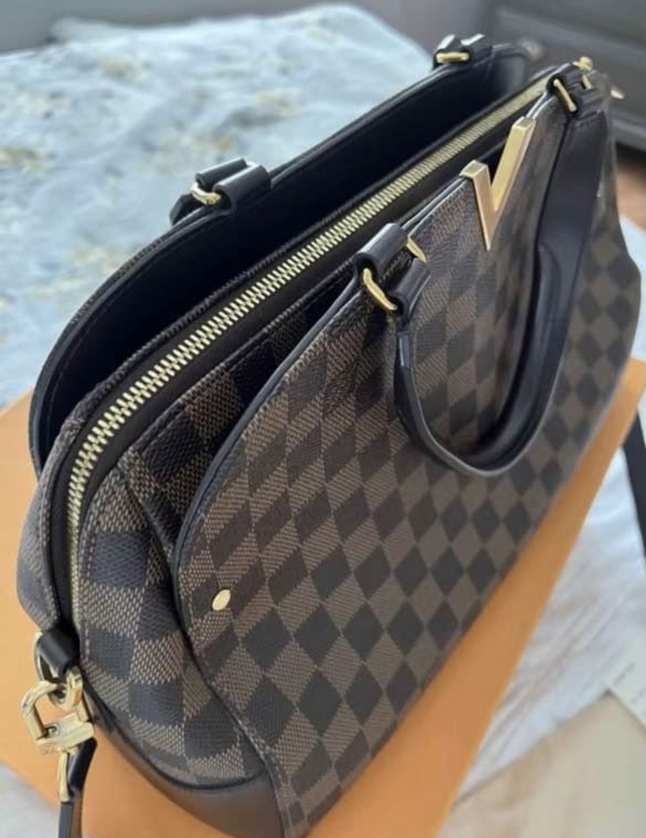 Louis Vuitton Kensington Cloth Bowling Bag