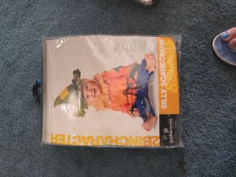 BABY SILLY SCARECROW COSTUME SZ 0+ SEE DESCRIPTION