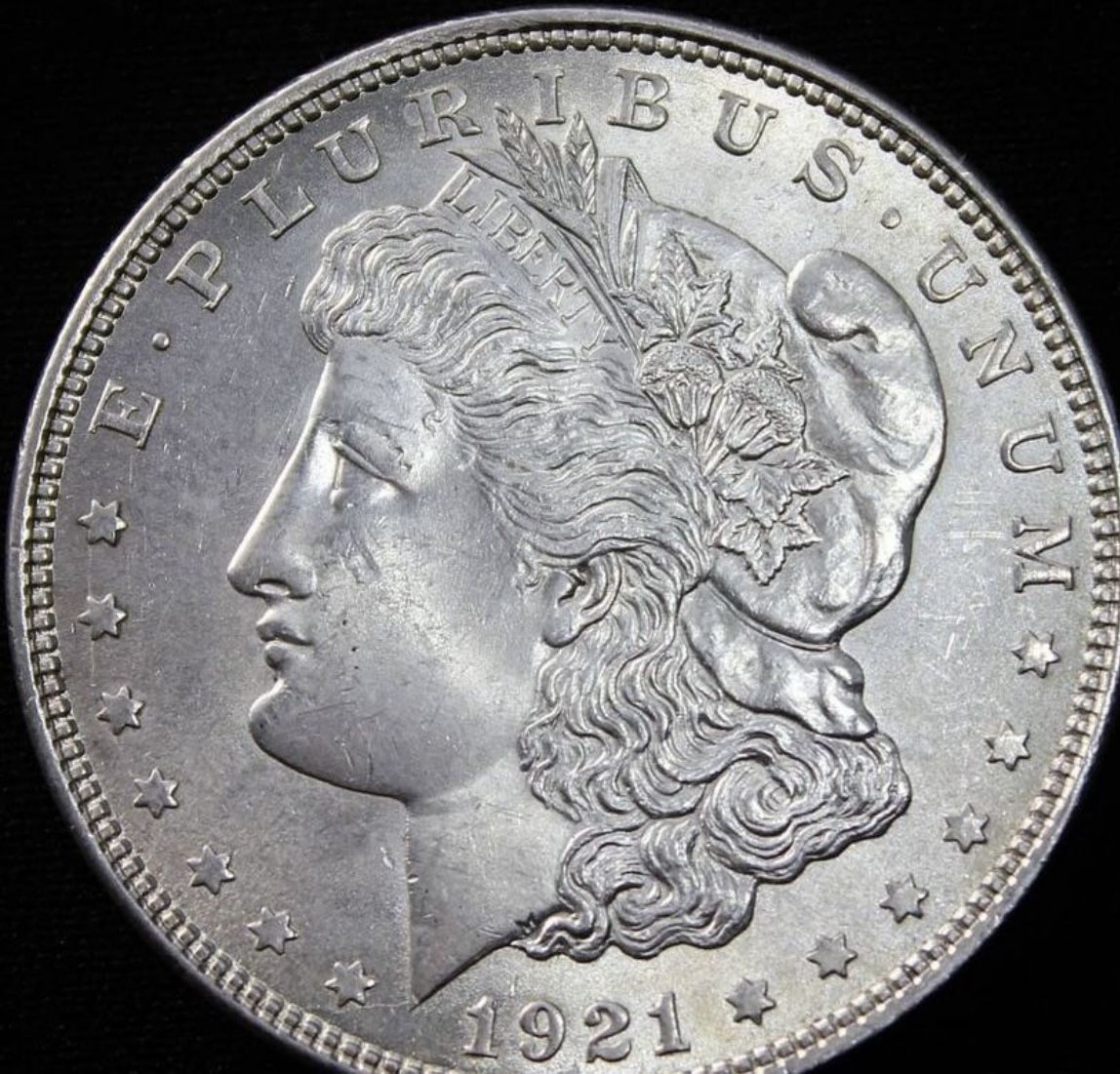 $1 1921 Morgan Dollar Ag. 900