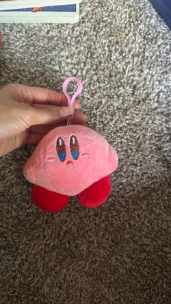 Pink Plushie Kirby Key Chain