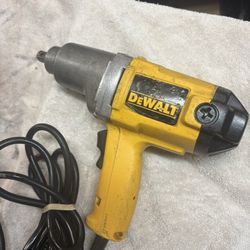 DeWalt 1/2" Hvy Duty Impact Wrench-DW290-Clean, 7.5 A, 300lbs Torque, 8’ Cord